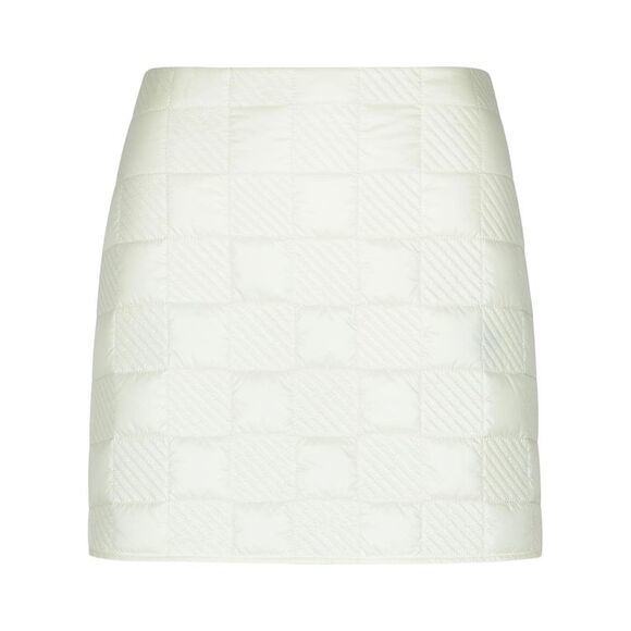 MONCLER Cream Polyamide Miniskirt